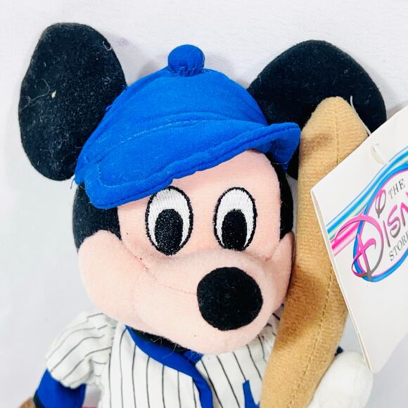 Disney Store 8” Plush Beanie Bag Mickey Goofy Pluto Lot Of 4 New With Tags - Picture 9 of 16